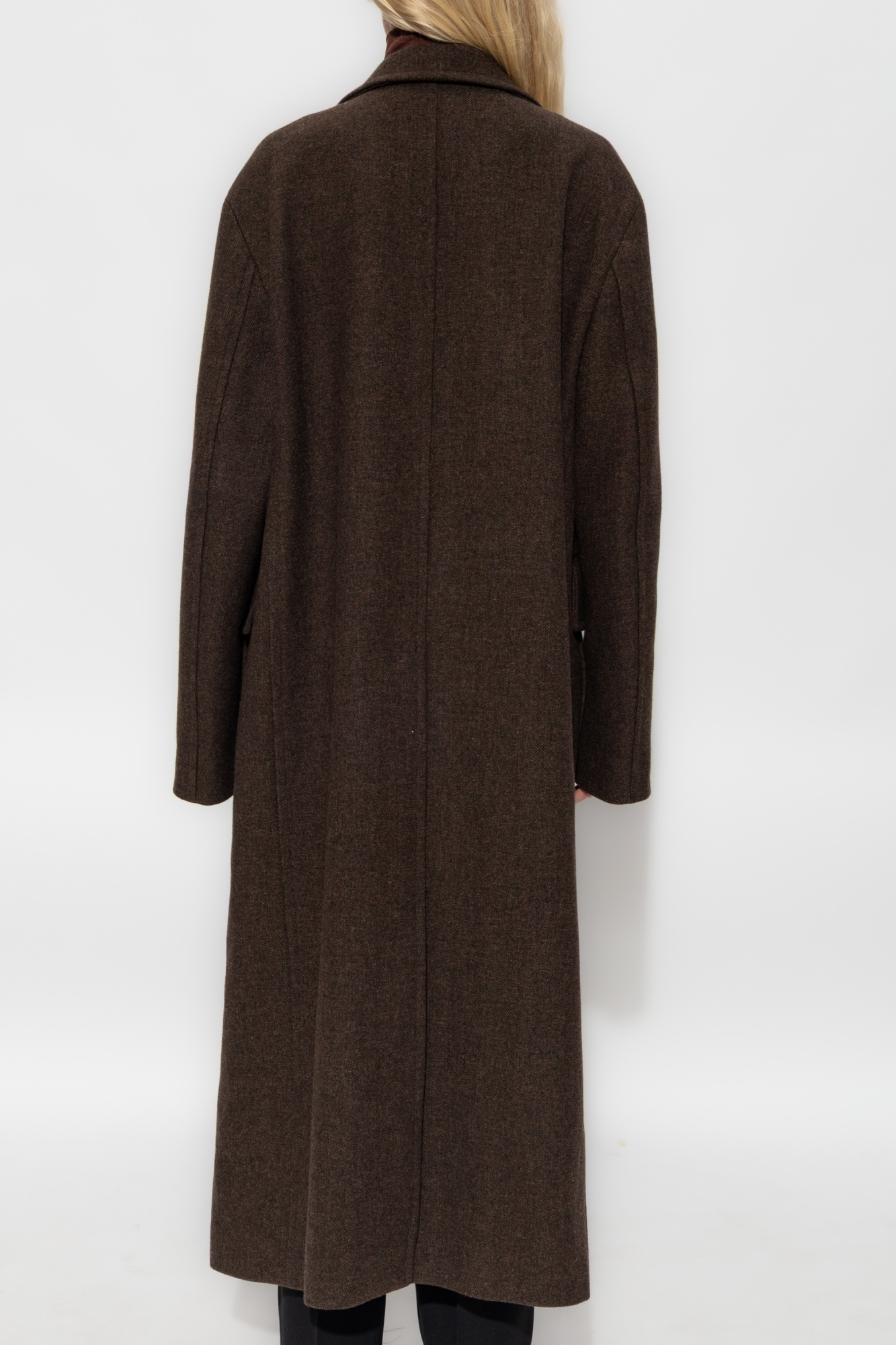 ジャケット・アウター JIL SANDER Wool Long Coat Jil Sander - Wool and alpaca coat grey - The Corner